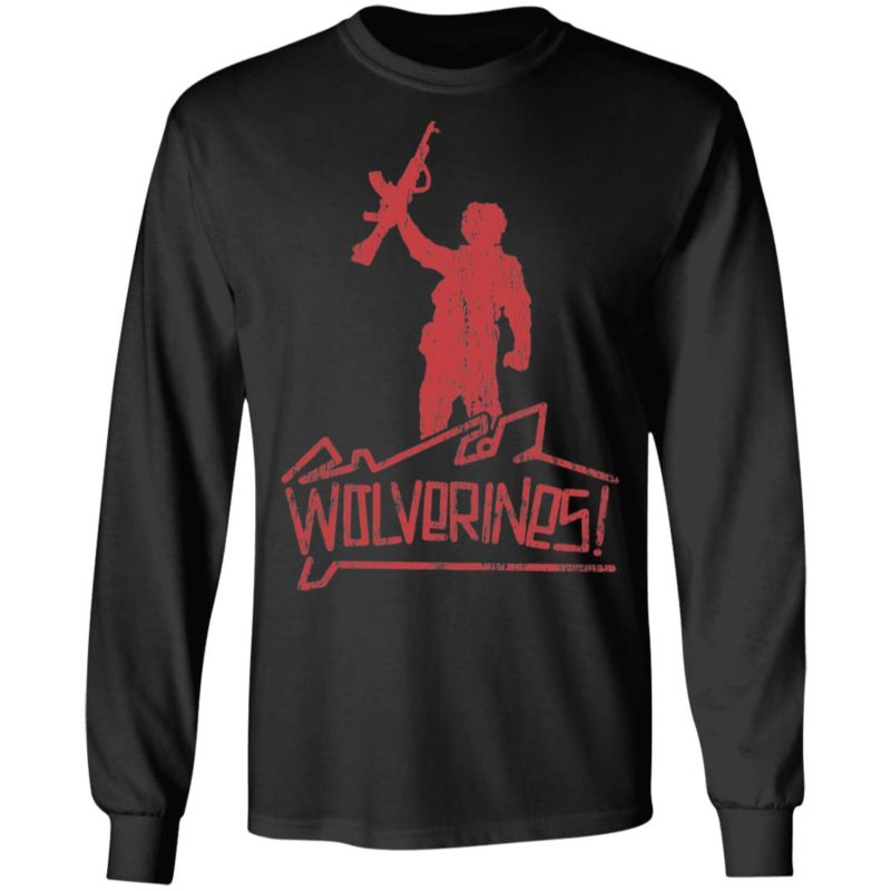 Wolverines In The Early Days Of World III Partisan Rock Red Dawn Hoodie ...