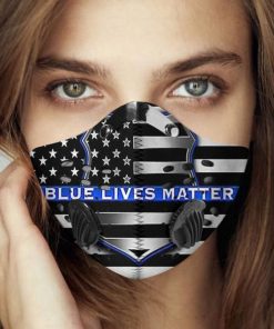 Police Officer Blue Lives Matter N95 Filter Face Mask