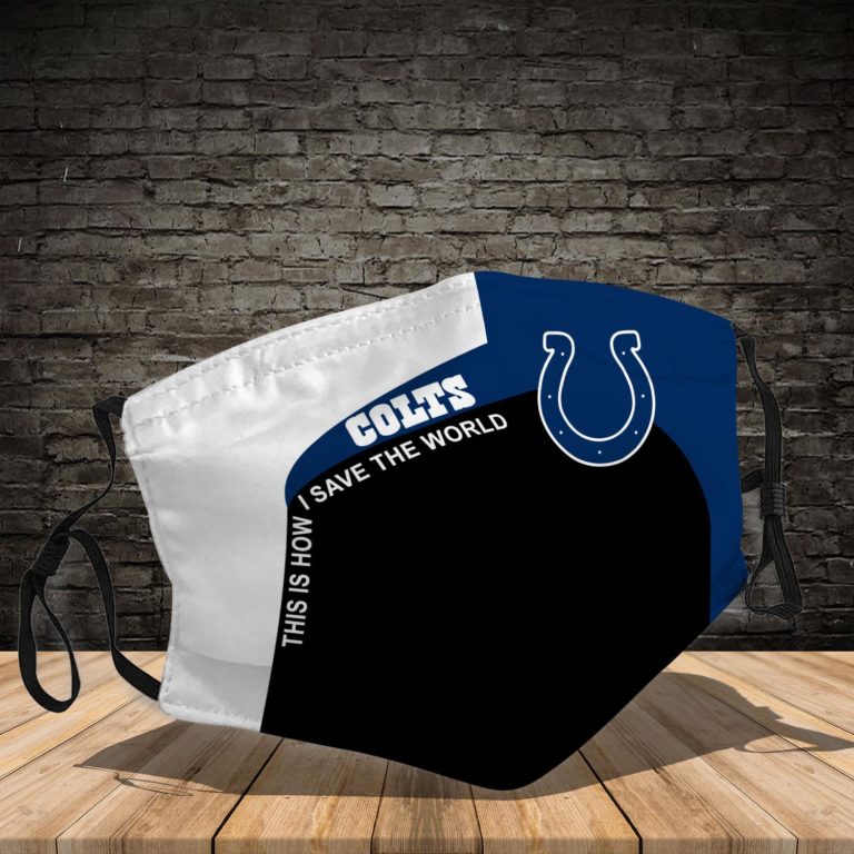Indianapolis Colts This Is How Save The World Face Mask