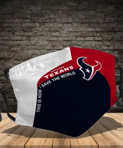 Houston Texans This Is How Save The World Face Mask
