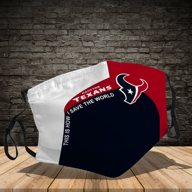 Houston Texans This Is How Save The World Face Mask