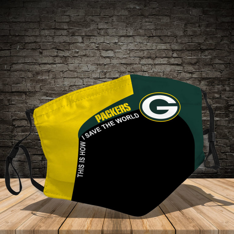 Green Bay Packers This Is How Save The World Face Mask