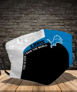 Detroit Lions This Is How Save The World Face Mask