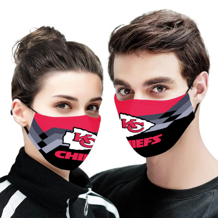 Kansas City Chiefs Football Face Mask