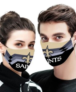 New Orleans Saints Football Face Mask New Orleans Saints Football Face Mask