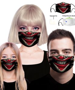 Joker Smile Full Print Face Mask Joker Smile Full Print Face Mask