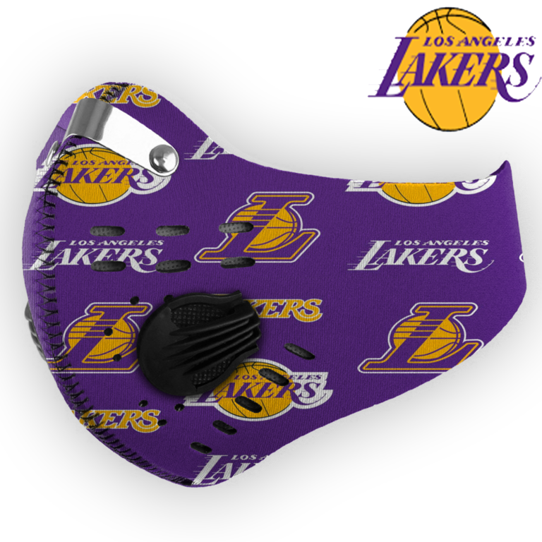 Los Angeles Lakers N95 Filter Face Mask