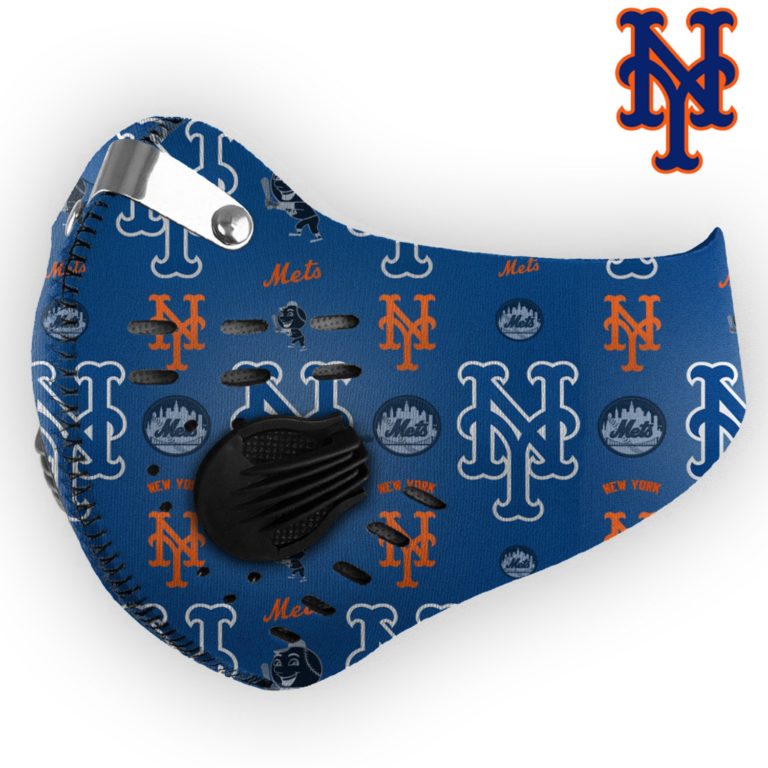 New York Mets N95 Filter Sheet Face Mask