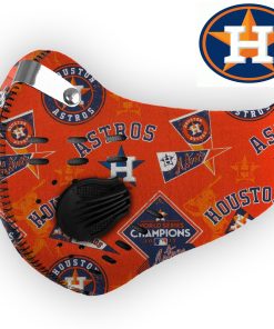 Houston Astros N95 Filter Sheet Face Mask
