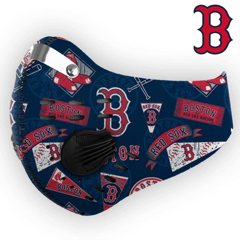 Boston Red Sox N95 Filter Face Mask