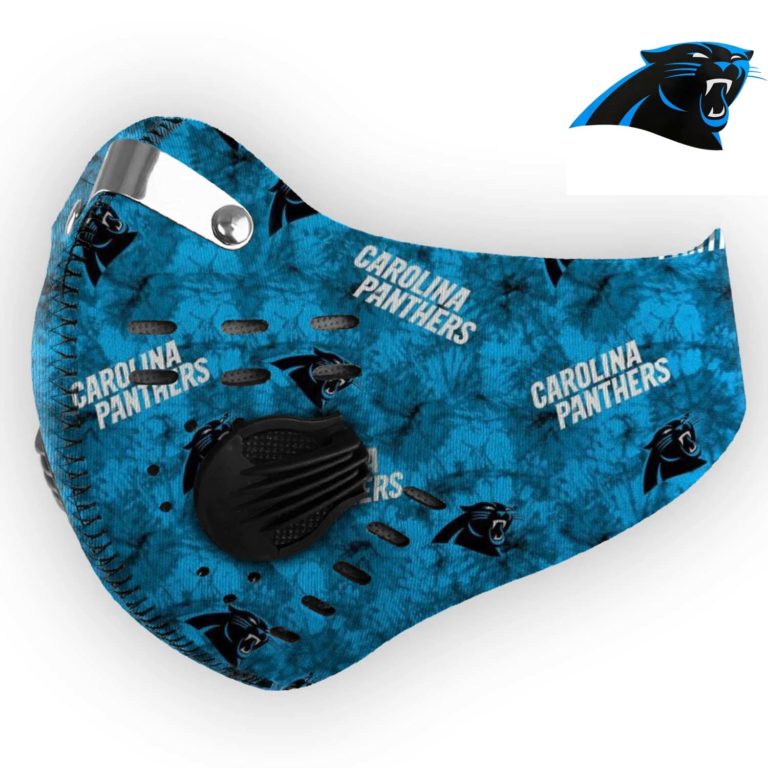 Carolina Panthers Football N95 Filter Face Mask