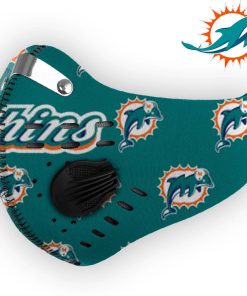 Miami Dolphins Football N95 Filter Face Mask
