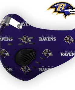 Baltimore Ravens Football N95 Filter Face Mask Baltimore Ravens Football N95 Filter Face Mask