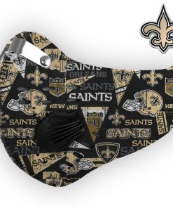 New Orleans Saints Football Face Mask