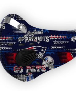 New England Patrios Football Face Mask