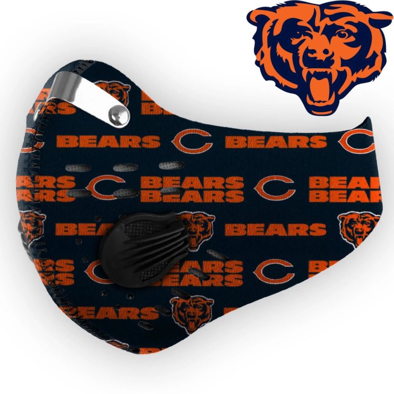Chicago Bears Football Full Print Face Mask