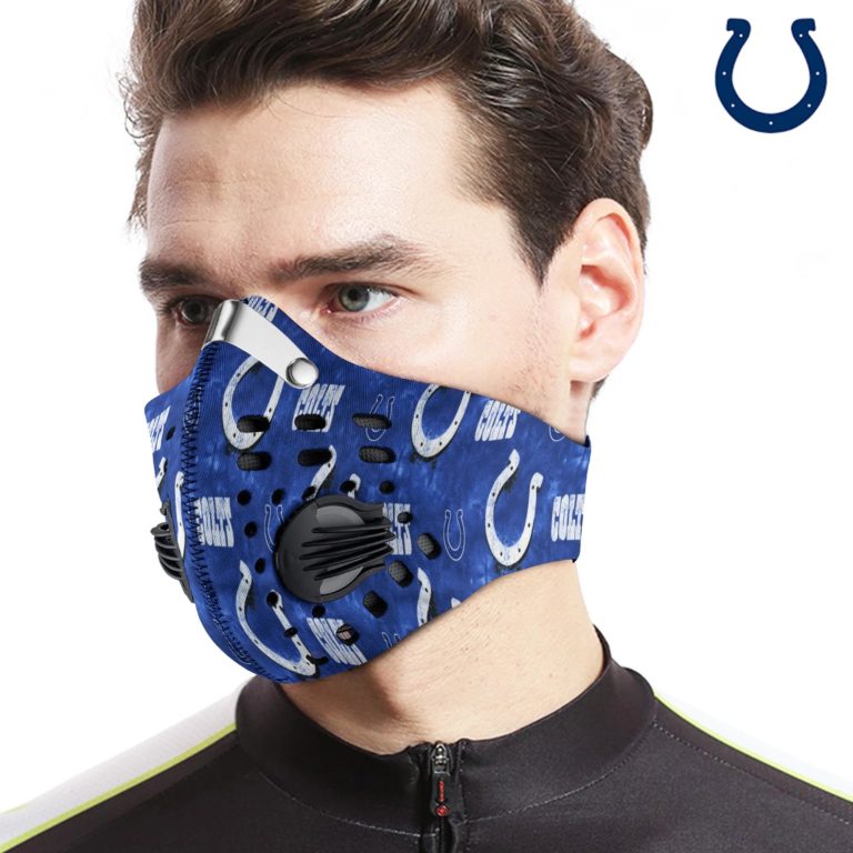 Indianapolis Colts Football Face Mask