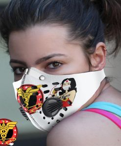 Strong Wonder Woman Nurse Face Mask