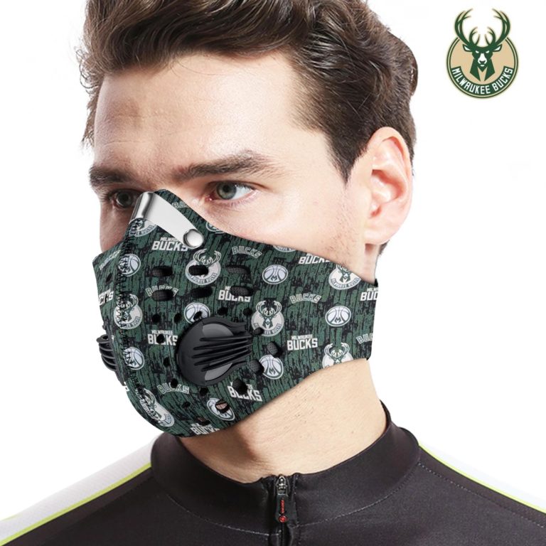 Milwaukee Bucks Basketball Face Mask