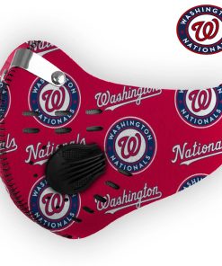 Washington Nationals Baseball Full Print Face Mask