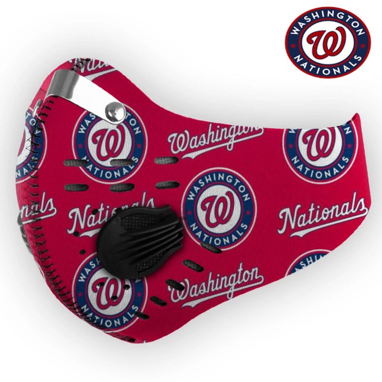 Washington Nationals Baseball Full Print Face Mask