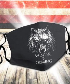 Wolf Winter is Coming Face Mask