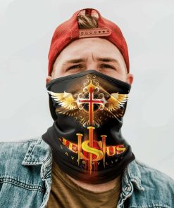 Jesus Saved My Life Neck Gaiter Magic Bandana