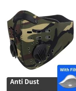 US Army Camo Pattern N95 Filter Face Mask