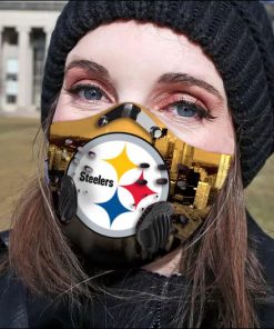 Pittsburgh Steelers Football N95 Filter Sheet Face Mask
