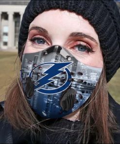 Tampa Bay Lightning Ice Hockey N95 Filter Face Mask