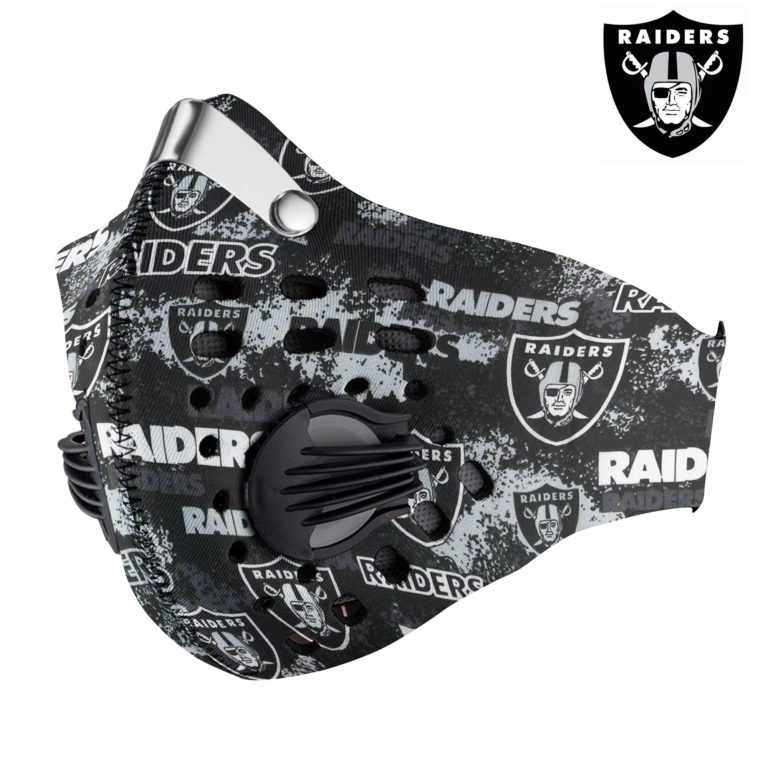 Oakland Raiders Football N95 Filter Face Mask