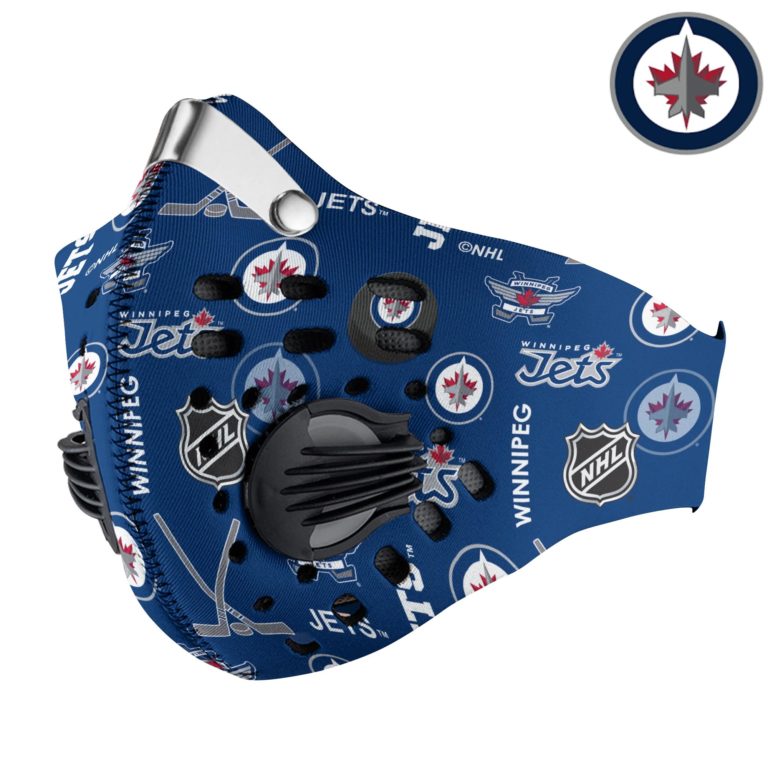 Winnepeg Jets Ice Hokey N95 Filter Face Mask