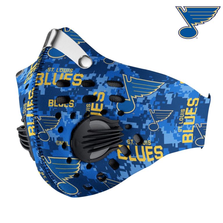 St. Louis Blues Hockey Team N95 Filter Face Mask