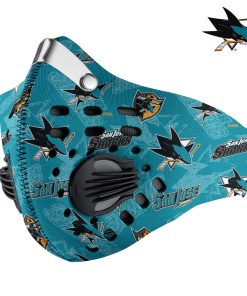 San Jose Sharks Hockey Team N95 Filter Face Mask