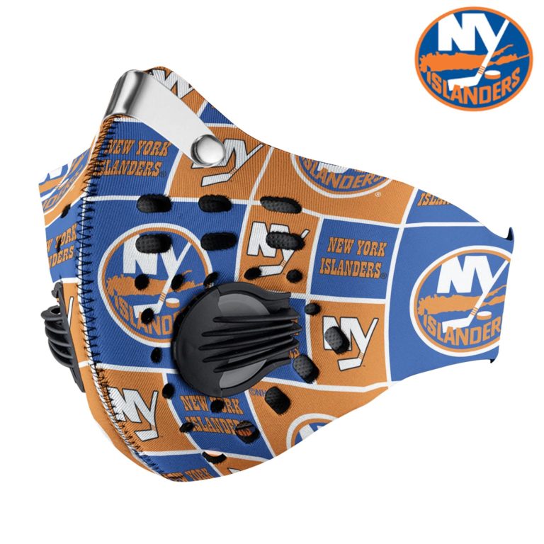New York Islanders Ice Hockey N95 Filter Face Mask
