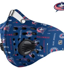 Columbus Blue Jackets Ice Hockey Team N95 Filter Face Mask Columbus Blue Jackets Ice Hockey Team N95 Filter Face Mask