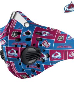 Colorado Avalanche Ice Hockey Team N95 Filter Face Mask