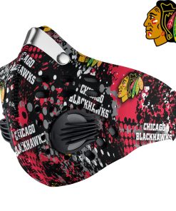 Chicago Blackhawks Ice Hockey N95 Filter Face Mask Chicago Blackhawks Ice Hockey N95 Filter Face Mask