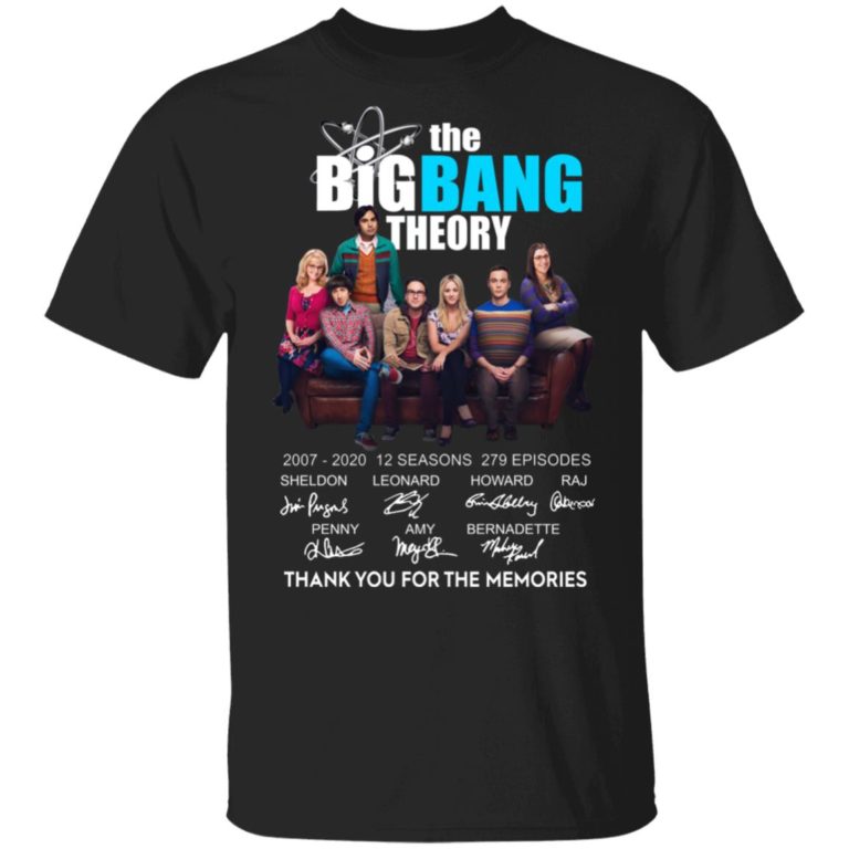 The Big Bang Theory Characters Signature