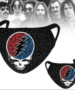 Grateful Dead Skull Face Mask