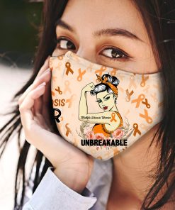 Multiple Sclerosis Awareness Warrior Face Mask
