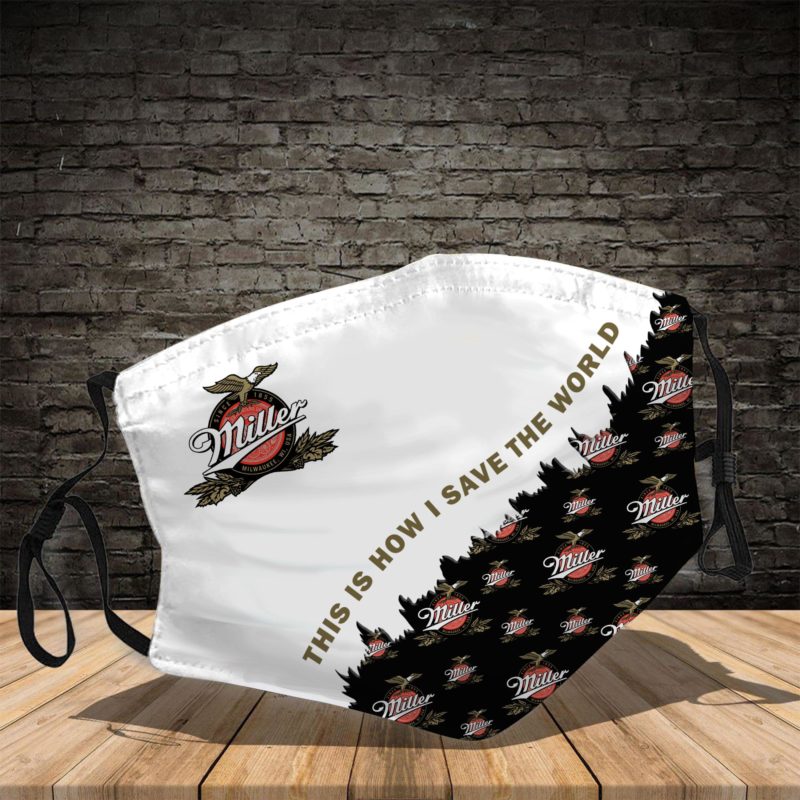 Miller Brewing This Is How I Save The World Face Mask