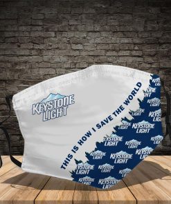 Keystone Light This Is How I Save The World Face Mask
