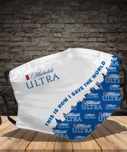 Michelob ULTRA This Is How I Save The World Face Mask