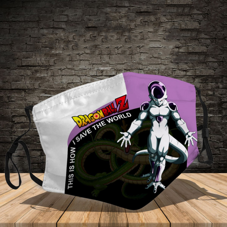Dragon Ball Frieza This Is How I Save The World Face Mask