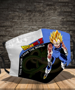 Dragon Ball Vegeta This Is How I Save The World Face Mask