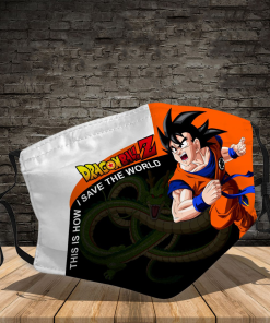 Dragon Ball Son Goku This Is How I Save The World Face Mask