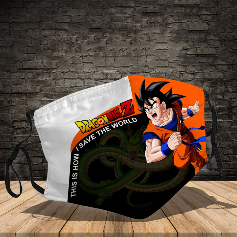 Dragon Ball Son Goku This Is How I Save The World Face Mask