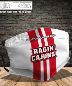 Louisiana Ragin Cajuns This Is How I Save The World Face Mask