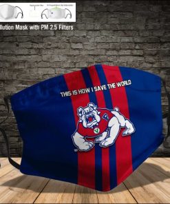 Fresno State Bulldogs This Is How I Save The World Face Mask